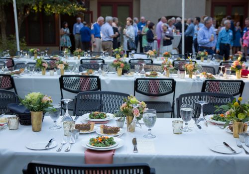 Catered event on campus